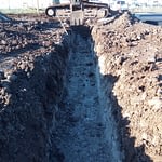 excavation project by leading plumbing